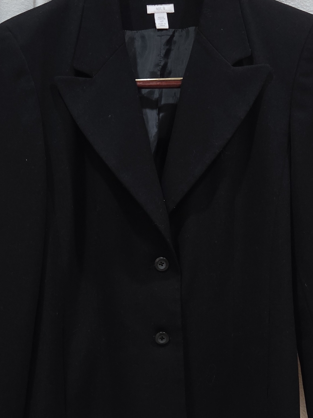Apt. 9 Women's Black Tailored Blazer